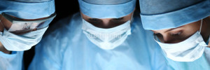 Team of Doctors in Surgery Masks