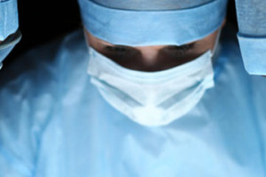 Doctor with Surgery Mask On