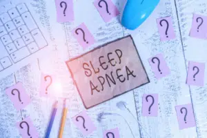 sleep apnea concept sign