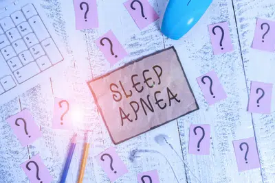sleep apnea concept sign