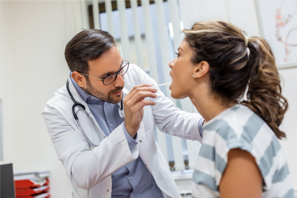 sore throat doctor in Encino