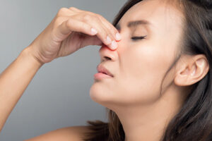 Women suffering with Nose Condition - CV ENT Surgical Group