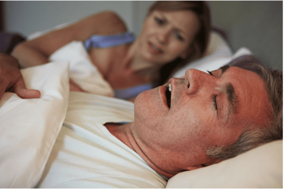 A person sleeping in bed with his mouth open AI-generated content may be incorrect (1)